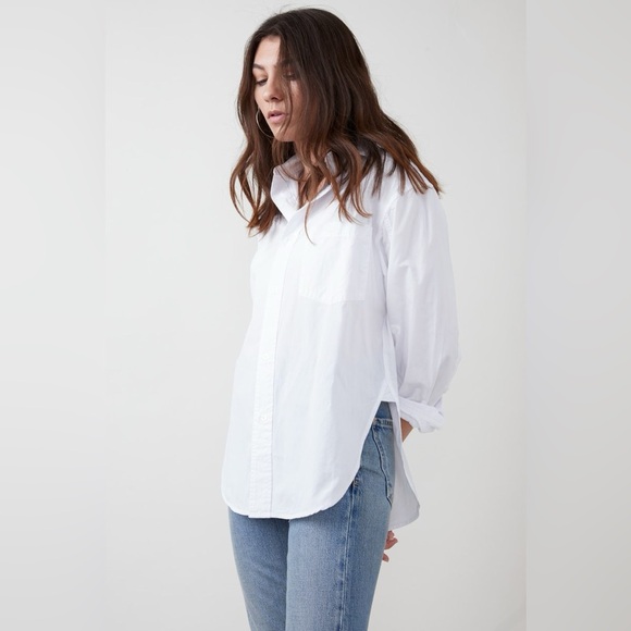 Citizens Of Humanity Tops - Citizens Of Humanity White Button-Down Shirt